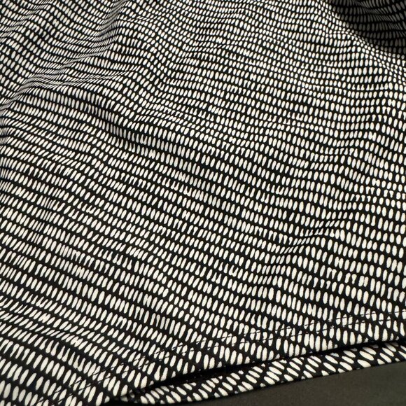 Plus Size One Piece Black & White Swimsuit - Picture 5 of 5